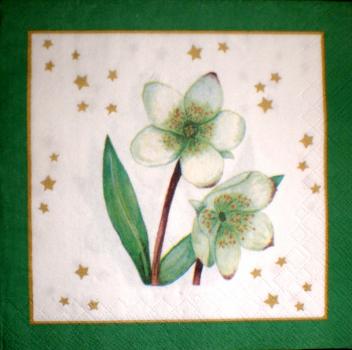 090 Christmas Flowers - 3-ply